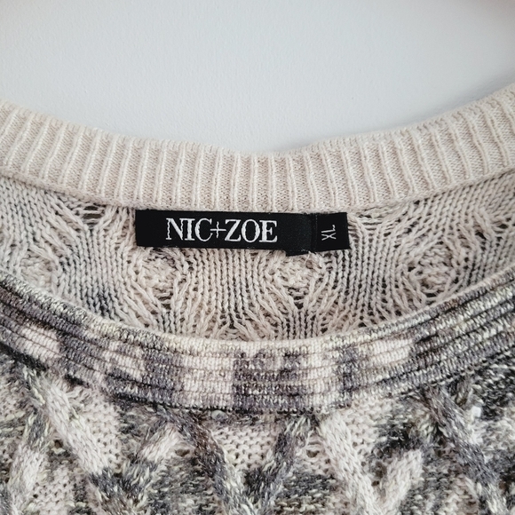 ☀️Nic+Zoe Camouflage Sweater - Picture 2 of 7